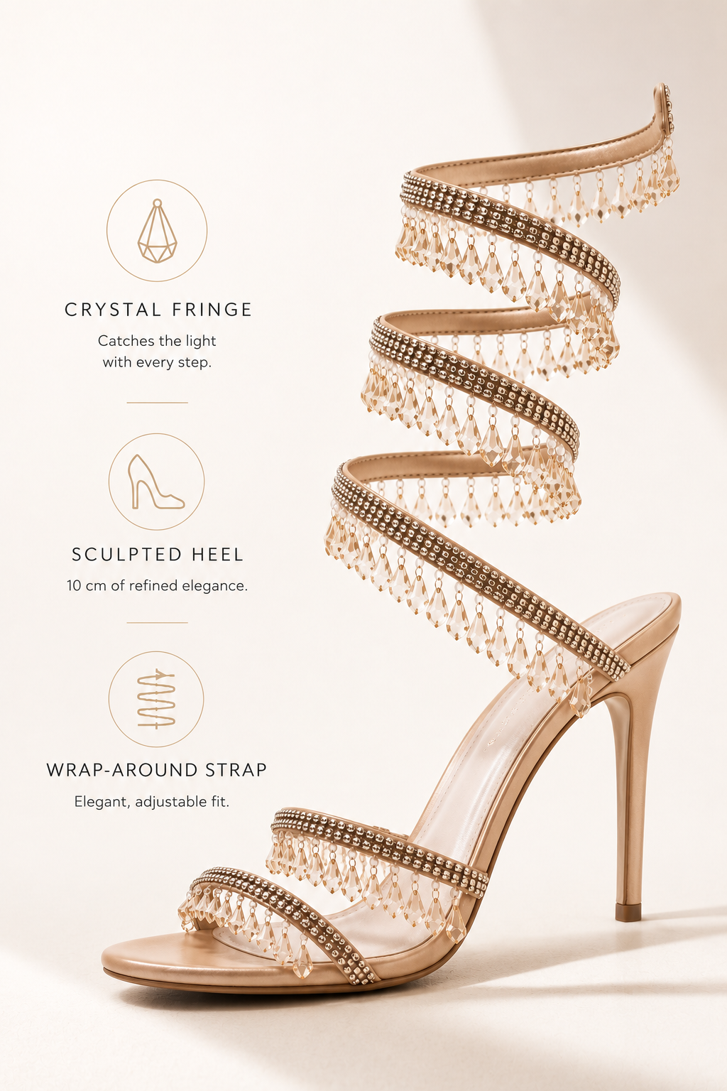 Celeste Crystal Heels