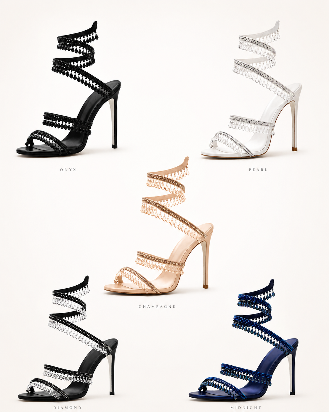 Celeste Crystal Heels
