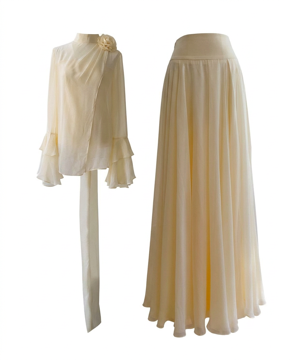 Amélia Three-Piece Set – Butter Yellow